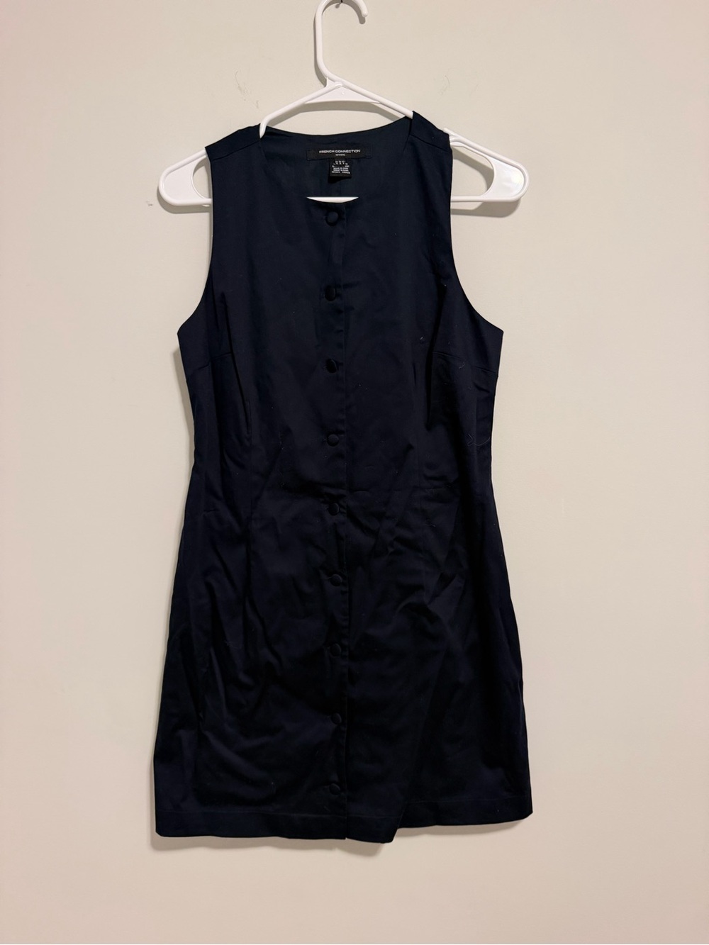 French Connection Navy Sleeveless Shift Dress